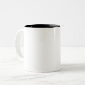 Ich Kitesurfen heute Zweifarbige Tasse (Vorderseite Links)