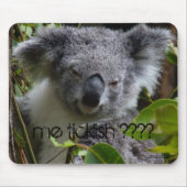 Ich kitzlisch???? mousepad (Vorne)