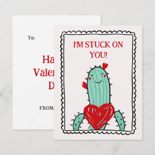 Ich klebe an dir Lustige Valentinstagskarte für Ki Mitteilungskarte