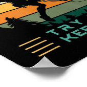 Ich klettere wie ein Mädchen und versuche, das Kle Poster (Ecke)