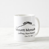 Ich kletterte auf die Monadnock-Tasse Kaffeetasse (VorderseiteRechts)