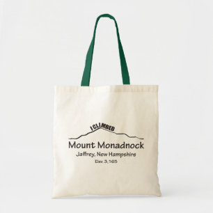 Ich kletterte Berg Monadnock Taschen-Tasche Tragetasche