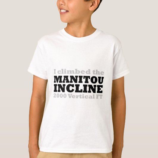 Ich kletterte die Manitou Neigung T-Shirt (Vorderseite)