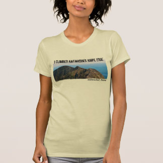 Ich kletterte Katahdins Messerschneide T-Shirt