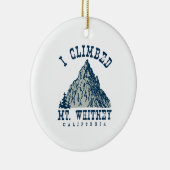 Ich kletterte Mt. Whitney Kalifornien Keramikornament (Rechts)
