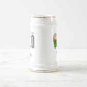 Ich Klicke TV-Süchtiger Bierglas (Mittel)