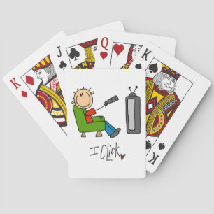 Ich Klicke TV-Süchtiger Spielkarten