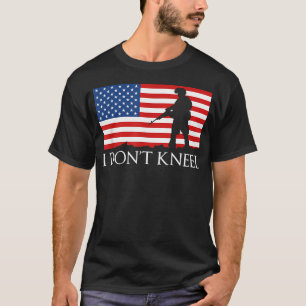 Ich knie nicht - ich stehe Nationalhymne Amerikani T-Shirt