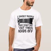 Ich knipse Leute T-Shirt (Vorderseite)