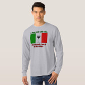 Ich koche häufig mit Wein T-Shirt (Vorne ganz)