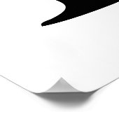 Ich koche Liebe mit Weinposter Poster (Ecke)