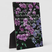 Ich komme allein im Garten Fotoplatte (Seite)