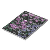 Ich komme allein im Garten Notizblock (Rotiert)