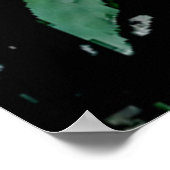 Ich komme allein im Garten Poster (Ecke)