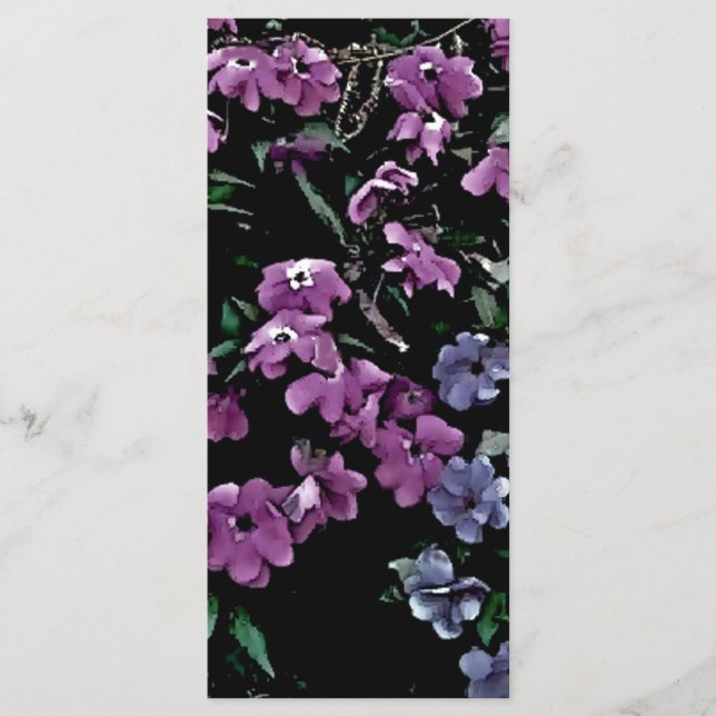 Ich komme allein in den Garten, das Lesezeichen mi (Vorderseite)