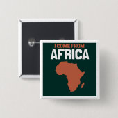 Ich komme aus Afrika Button (Vorne & Hinten)