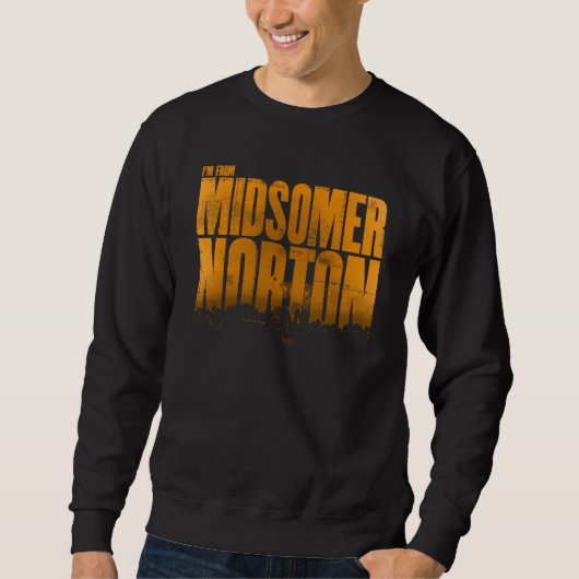 Ich komme aus Midsomer Norton Grunge Sweatshirt (Vorderseite)