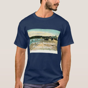 Ich komme aus Newport Rhode Island, Vintag Inspiri T-Shirt