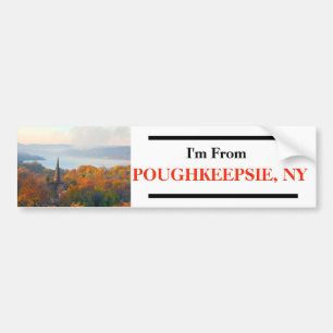 Ich komme aus POUGHKEEPSIE, NY Autoaufkleber