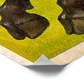 Ich komme - Buffalo Bill Cody - Vintage Werbung Poster (Ecke)