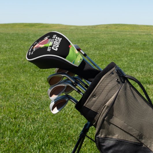 Ich komme hierher, um Bäume und Curse Funny Golfer Golf Headcover (In SItu)