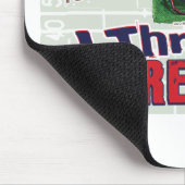 Ich komme in der roten Zone vorwärts! Mousepad (Ecke)