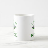 ICH KOMME IN FRIEDEN - ALIEN KAFFEETASSE (Mittel)