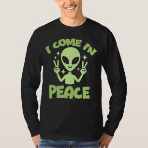 Ich komme in Frieden Grafik T-Shirt