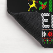 Ich komme in Frieden Paar passendes hässliches Wei Mousepad (Ecke)
