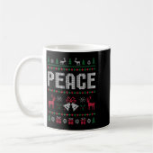 Ich komme in Frieden Weihnachten Weihnachten Renti Kaffeetasse (Links)