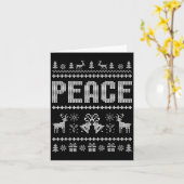 Ich komme in Frieden Weihnachten Weihnachten Renti Karte (Gelbe Blume)