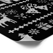 Ich komme in Frieden Weihnachten Weihnachten Renti Poster (Ecke)