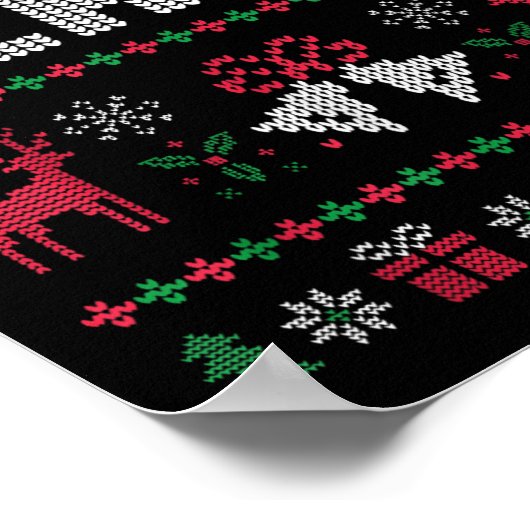 Ich komme in Frieden Weihnachten Weihnachten Renti Poster (Ecke)