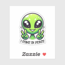Ich komme in Peace Vinyl Sticker