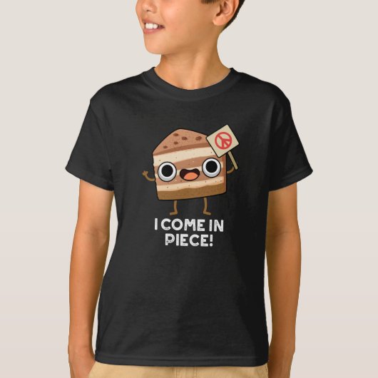 Ich komme in Piece Funny Cake Puff Dark BG T-Shirt (Vorderseite)