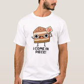 Ich komme in Piece Funny Cake Puff T-Shirt (Vorderseite)