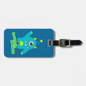 Ich komme in Ruhe Kinder Spaß Alien-ID-Gepäckanhän Gepäckanhänger (Vorderseite horizontal)