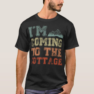 Ich komme ins Cottage lustiger Hockey T-Shirt