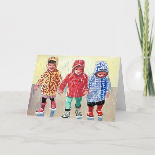 Ich komme mit ein bisschen Hilfe von meinen Freund Karte (Vorderseite)