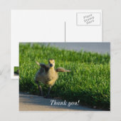 Ich komme Papa Danke Postcard Postkarte (Vorne/Hinten)