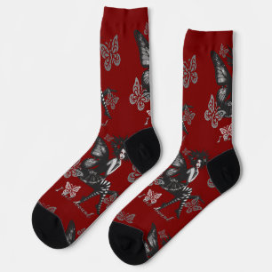 Ich komme um Fairy herum Socken