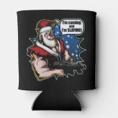 Ich komme und ich bin dabei, den lustigen Rambo Xm Dosenkühler (Rückseite)