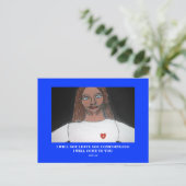 ICH KOMME ZU DIR POSTKARTE (Stehend Vorderseite)