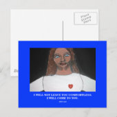 ICH KOMME ZU DIR POSTKARTE (Vorne/Hinten)