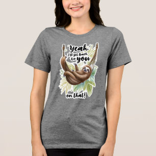 Ich komme zu dir zurück Tri-Blend shirt