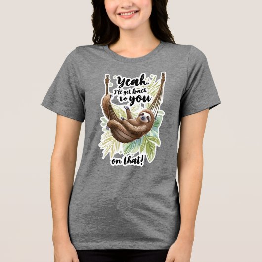 Ich komme zu dir zurück Tri-Blend shirt (Vorderseite)