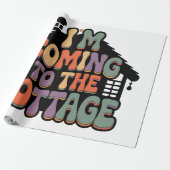 Ich komme zum Cottage Geschenkpapier (Ungerollt)