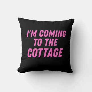 Ich komme zum Cottage Kissen