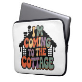 Ich komme zum Cottage Laptopschutzhülle (Vorderseite Links)