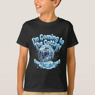 Ich komme zur Cottage-Hockey-Drip-Romance-Kupplung T-Shirt